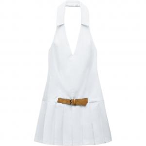 Платье без рукавов женское белое Zara