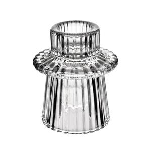 Подсвечник Mondex прозрачный, 6/7/6 см