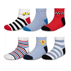 Набор из 6 самых мягких носков Jumping Beans для маленьких мальчиков и маленьких мальчиков с низким вырезом Jumping Beans
