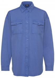 Длинная блузка BUFFALO Blouse, синий деним