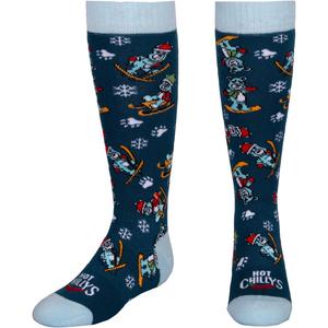 Детские носки средней толщины Hot Chillys, Snow Bears