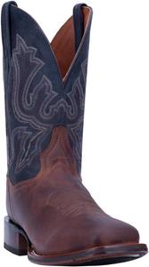 Мужские повседневные ботинки Dan Post Winslow с вышивкой и квадратным носком, средней высоты, синие, коричневые