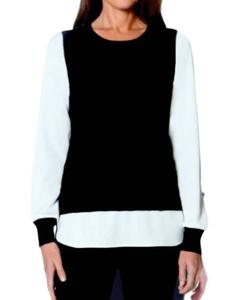 Плетеный жилет в черно-белом цвете J'Envie/Eli