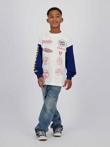 Vingino Футболка с длинными рукавами "Hearly" белого цвета