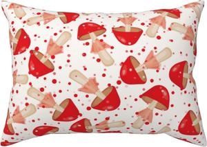 Pevtufa Наволочки с принтом грибов конвертного типа Cute Mushroom