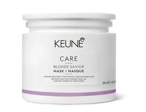 Keune Care Blonde Savior Mask, интенсивное лечение, маска с гликолевой кислотой и креатином, 200 мл