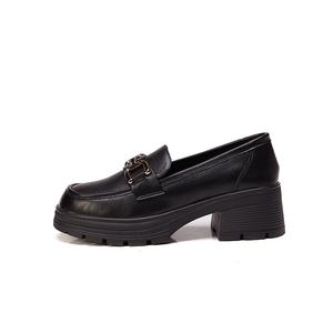 Лоферы женские черный Bull Charm