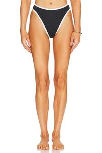 Плавки L*SPACE Ventura Fused Bitsy, цвет Black & Cream