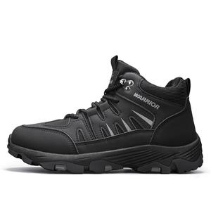 Высокие кроссовки с противоскользящим покрытием, устойчивые к истиранию, обеспечивающие поддержку, баланс, тепло и улучшенное сцепление WARRIOR, черный