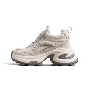 Женские кроссовки с низким верхом и массивной подошвой, устойчивые к скольжению KODI, Beige