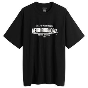 Футболка с классическим логотипом SS-1 Neighborhood, черный