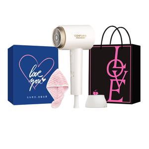 Фен 1600W компактный быстросохнущий с отрицательными ионами для ухода за волосами небольшой портативный складной KF-3153 CONFU