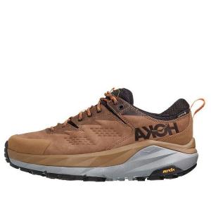 Кроссовки kaha low gore-tex Hoka One One, коричневый