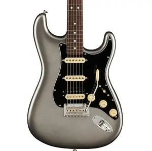 Электрогитара Fender American Pro II HSS Stratocaster с грифом из палисандра (в чехле), цвет Mercury