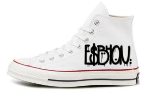 1970-е годы. Кеды унисекс с высоким берцем, белые/черные/красные. Converse