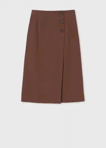 Женская юбка А-силуэта из хлопкового габардина