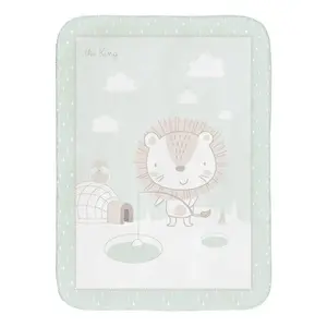 Детское одеяло Kikkaboo Jungle King Super Soft 110/140 см, зеленый