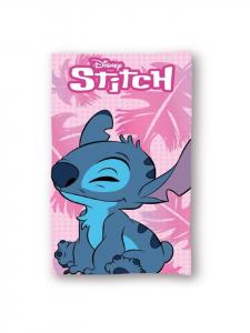 Lilo & Stitch Хлопковое полотенце с изображением Лило и Стича, банное полотенце, пляжное полотенце, 70x140 см, розового цвета