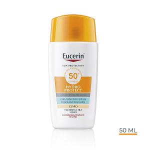 Тонированный солнцезащитный крем EUCERIN Fluido Hydro Protect SPF50+, Claro