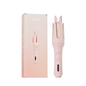 Автоматическая бигуди для волос без нагрева долговременная укладка стайлер для крупных волн JFB 803 OVL, розовый