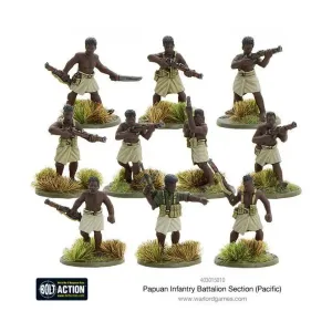 Отделение папуасского пехотного батальона, Bolt Action - Australian (28mm)
