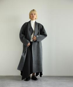 Длинное пальто-реглан без воротника Aimoha - Select -, цвет Gray