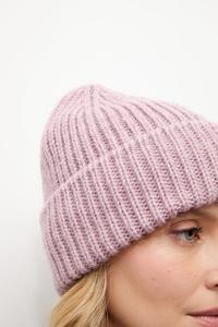 Шерстяная шапка Answear.Lab, фиолетовый