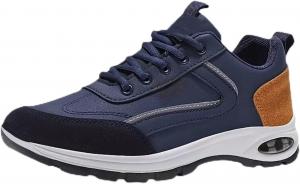 Мужские баскетбольные кроссовки; легкие нескользящие кроссовки для уличного спорта, дышащие теннисные кроссовки с амортизацией и обувь Generic, темно-синий