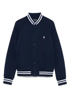 Бомбер с вышивкой Polo Pony POLO RALPH LAUREN KIDS, синий