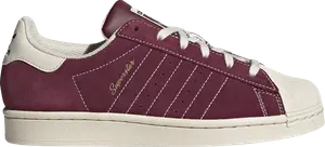 Кроссовки Wmns Superstar 'Fine Form - Maroon', красный