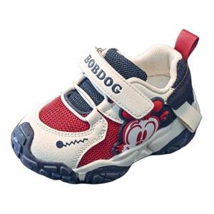 Детская повседневная обувь для дошкольников, кроссовки, кроссовки Bobdog, красный