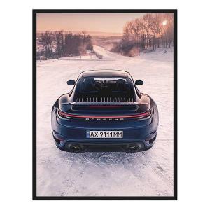 Картина Any Image Porsche 911 Turbo S, 73x93x2,6 см цвет schwarz
