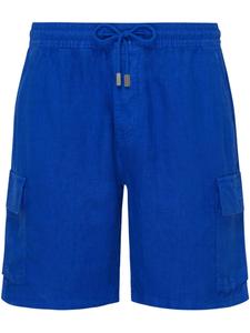 Vilebrequin льняные шорты-бермуды, синий