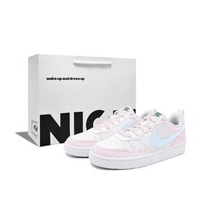 Court Borough Sweetie Cat Paw Abjasio Устойчивые к истиранию низкие детские скейтбординговые туфли Teenagers Nike, розовый