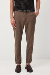 Брюки с добавлением льна Medicine, коричневый