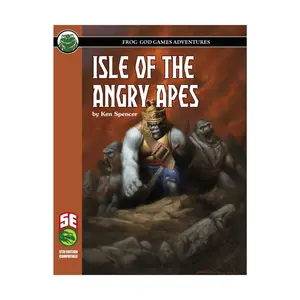 Модуль Isle of the Angry Apes (5E), D&D 5e Adventures, Sourcebooks & Supplements (Frog God Games)