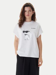 Футболка loose fit A2W17115 Karl Lagerfeld, белый
