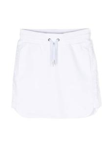 Givenchy Kids юбка с кулиской и логотипом, белый