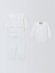 Детское боди John Lewis Heirloom Collection, цвет Leggings and Reversible Jacket Set