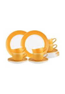 Сервиз кофейный Seltmann Weiden Liberty Pure Colors 18 штук, оранжевый