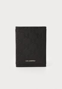 Кошелек KARL LAGERFELD MONOGRAM TONAL PASSPORT UNISEX, Black