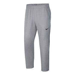 Брюки men's dri-fit solid color logo straight breathable sports pants/trousers/joggers gray Nike, мультиколор