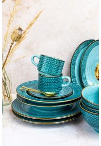 Обеденный сервиз, фарфор Просперо MäSer, blau