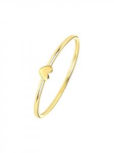 Lucardi Золотое кольцо в форме сердца 375 пробы