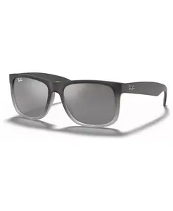 Унисекс солнцезащитные очки, RB4165 Justin Mirror Ray-Ban, серый