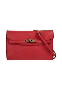 Сумка через плечо, натуральная кожа, производство Италия Samantha Look, красный