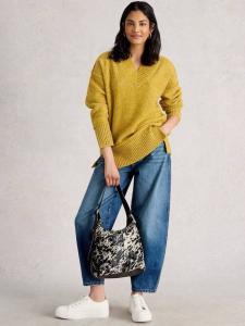 Свитер с V-образным вырезом Tilly из шерстяной смеси White Stuff