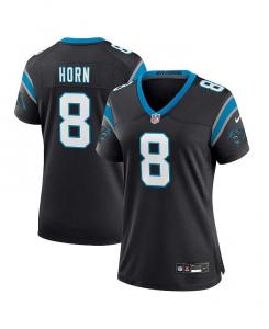 Женская игровая майка Jaycee Horn Black Carolina Panthers Nike, черный