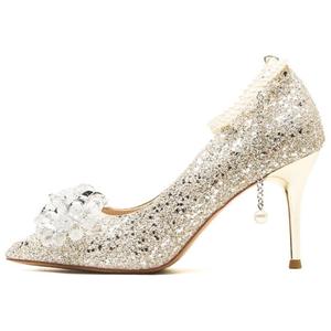 City camel Тонкие каблуки на шпильке женские шампань, цвет Champagne