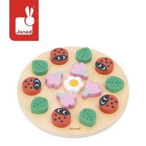 Janod, Развивающая деревянная головоломка, Моя первая мандала